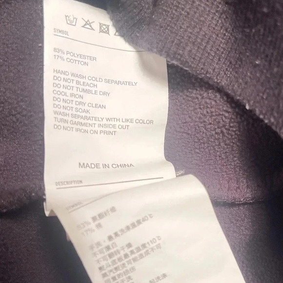 Musium Div crew neck casual trendy long sleeve polycotton sweatshirt 50 - Picture 4 of 4